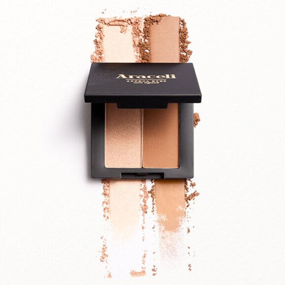 Araceli Beauty Azteca Duo Eyes Shadow in Sun & Cacao Neutral Travel Size 0.04oz - Picture 1 of 5